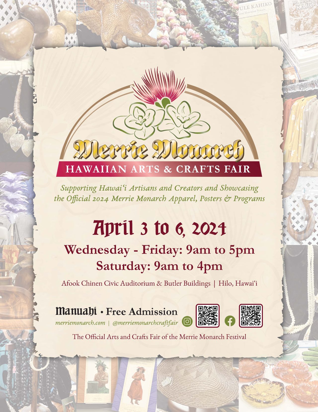 2024 Merrie Monarch Hawaiian Arts and Crafts Fair Merrie Monarch